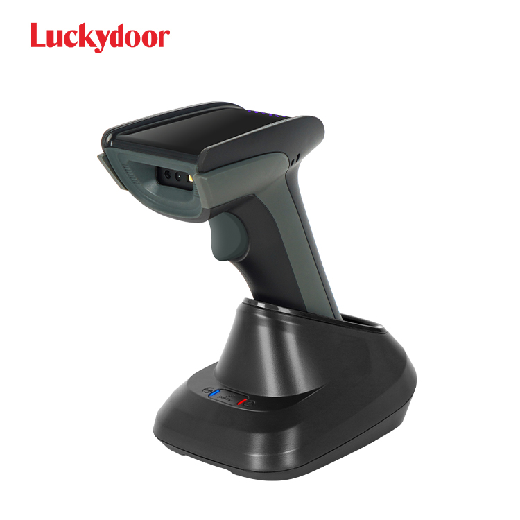 DS230BT 2D Barcode Scanner wireless 2.4G+bluetooth qr code reader with charging base