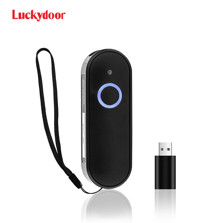 Luckydoor K-60 portable mini portable 2d wireless handheld barcode scanner qr code scanner