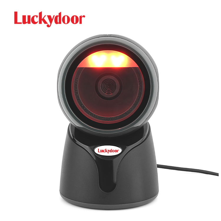 L600 Hands Free 2D QR Code Reader Omnidirectional Barcode Scanner With USB Cable